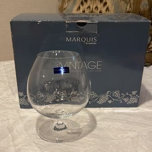 Vintage Marquis Brandy Glassware